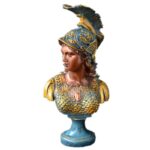 Greek Goddess Athena Sculpture Statue Plaster Resin Angel Ornament - Image 5