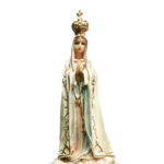 Our Lady Of Fatima And The Three Shepherds Sculpture Ornament Home Accessories - Image 2