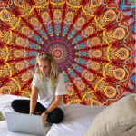 Tapestry Wall Hanging Bohemian Decorative Wall Covering - Image 10