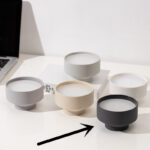 Handmade Round Scented Candle Jar Ceramic Handicraft Candle Holder - Image 10