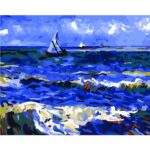 DIY PBN acrylic Van Gogh painting pictures by the numbers framed canvas wall art room home decoration - Image 4