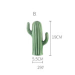 Nordic Style Creative Ceramic Cactus Ornaments Living Room Desktop Decorative Simulation Green Plant Figurine Home Decoration - Image 10