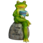Frog Statue Figurine Garden - Image 3