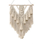 Hand-woven Pendant Macrame Wall Hanging Boho Woven Tapestry Bohemian Crafts Room Decoration Gorgeous Tapestry For Home Decor - Image 5
