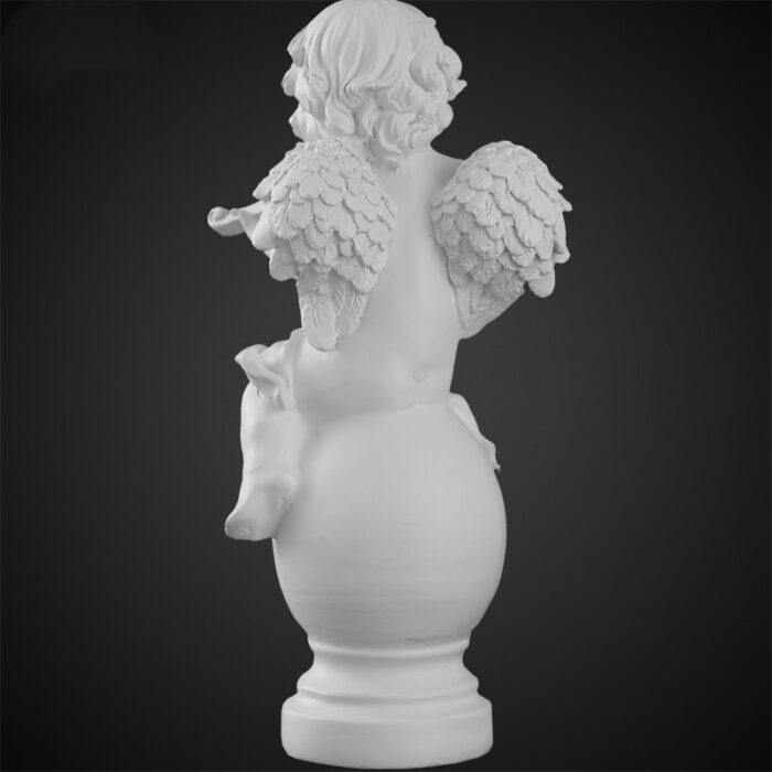 Angel Plaster Ornament Nordic Tabletop Ornament Cute Mini Miniature Portrait Sculpture Figure Statue - Image 4