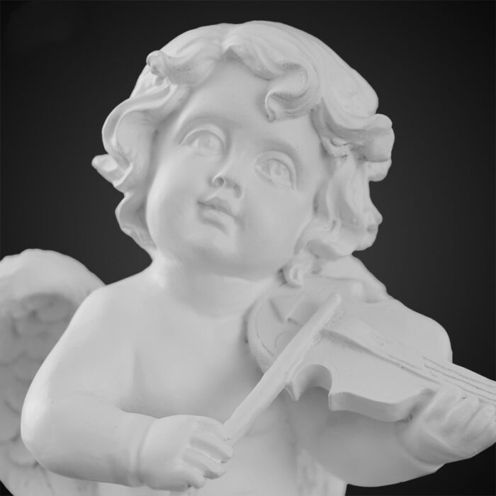 Angel Plaster Ornament Nordic Tabletop Ornament Cute Mini Miniature Portrait Sculpture Figure Statue - Image 3