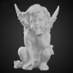 Angel Plaster Ornament Nordic Tabletop Ornament Cute Mini Miniature Portrait Sculpture Figure Statue - Image 5
