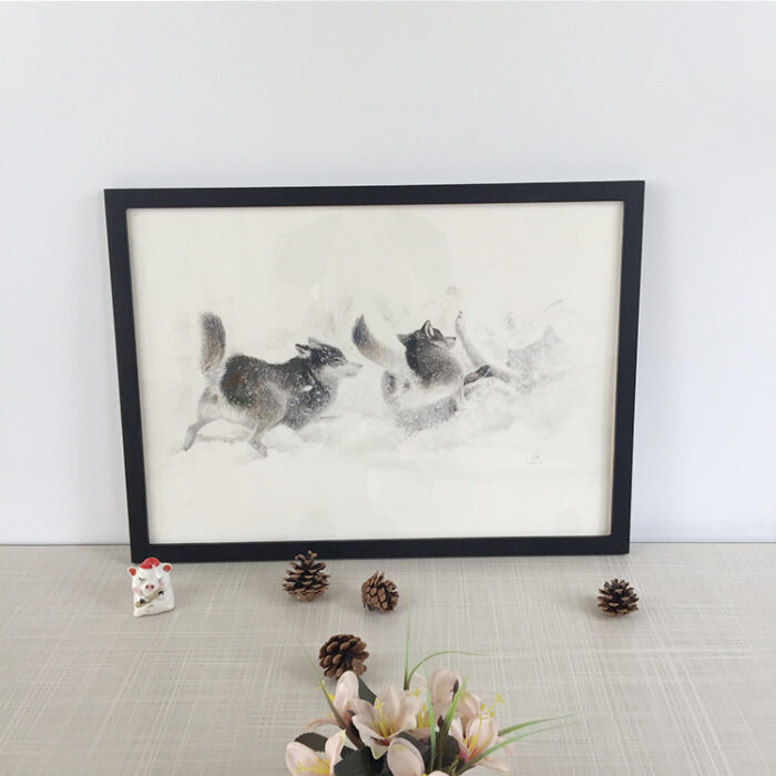 Solid Wood Photo Frame Combination Creative Wall Hanging Large Picture Frame Wooden Photo Frame Photo Wall - Image 2