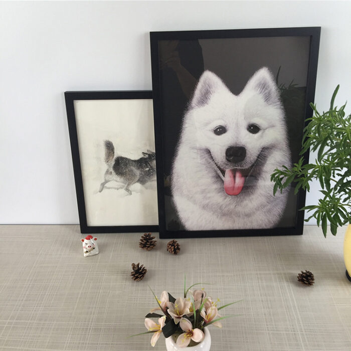 Solid Wood Photo Frame Combination Creative Wall Hanging Large Picture Frame Wooden Photo Frame Photo Wall - Image 3