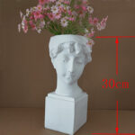 Resin Imitation Plaster Figurine Vase - Image 4