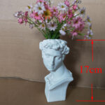 Resin Imitation Plaster Figurine Vase - Image 8