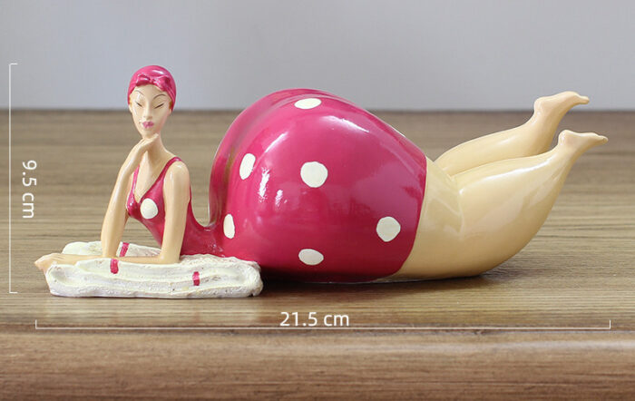 New Fat Lady Figurine Woman Ornament Home Decorations Girl Statue Sculpture - Image 5