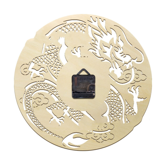 Modeling Wall Clock Modern Chinese Dragon Art Wall Decoration Wall Clock - Image 3