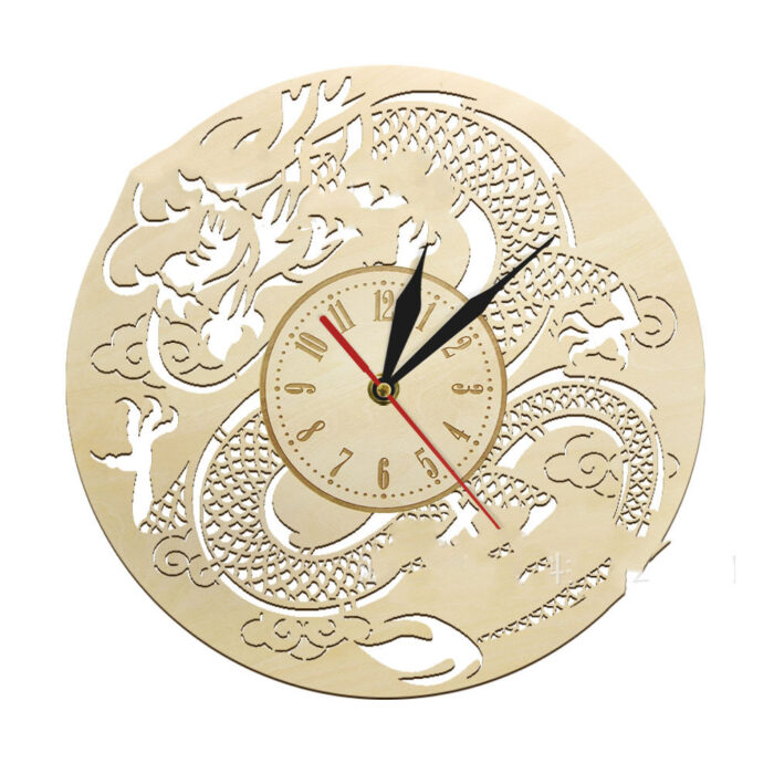 Modeling Wall Clock Modern Chinese Dragon Art Wall Decoration Wall Clock - Image 2
