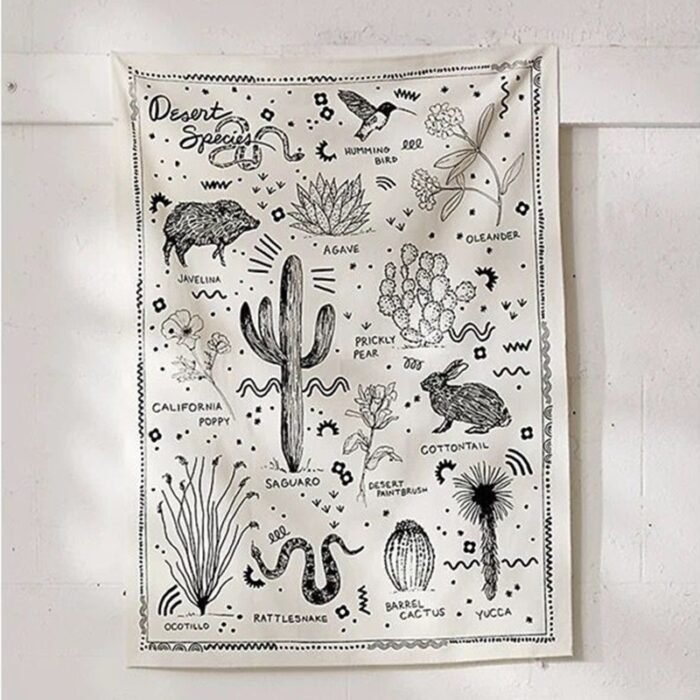 Background Cloth Ins Hanging Cloth Vertical Tapestry Tapestry Background Wall - Image 2