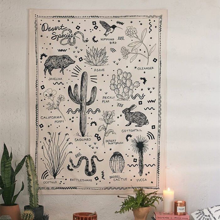 Background Cloth Ins Hanging Cloth Vertical Tapestry Tapestry Background Wall - Image 3