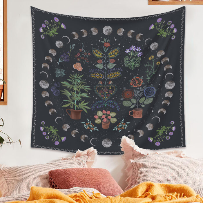 Moon Phase Tapestry Tarot Tapestry Ins Tapestry - Image 3