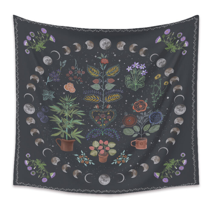 Moon Phase Tapestry Tarot Tapestry Ins Tapestry - Image 4