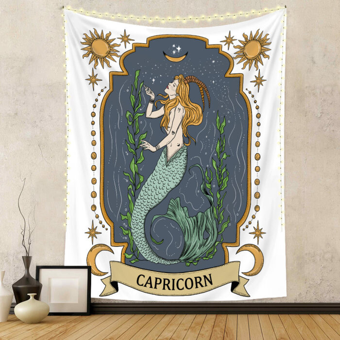Twelve Constellation Tapestry Skull Tapestry Tarot Tapestry - Image 10
