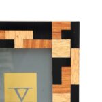 Black Resin With Sheesham & Mango Wood Photo Frame Picture Frame - Image 2