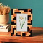 Black Resin With Sheesham & Mango Wood Photo Frame Picture Frame