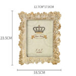 Simple Silver 6 Inch Photo Frame Picture Frame Home Accessories Ornaments Table - Image 2