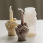 Middle Finger Scented Candle DIY Mold - Image 4