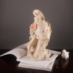 Flower Hair Girl Nordic Sculpture Ornament Resin - Image 4