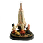 Our Lady Of Fatima And The Three Shepherds Sculpture Ornament Home Accessories - Image 4