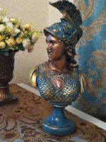 Greek Goddess Athena Sculpture Statue Plaster Resin Angel Ornament - Image 8