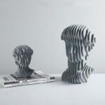New Modern Minimalist Sculpture Ornament Resin - Image 2