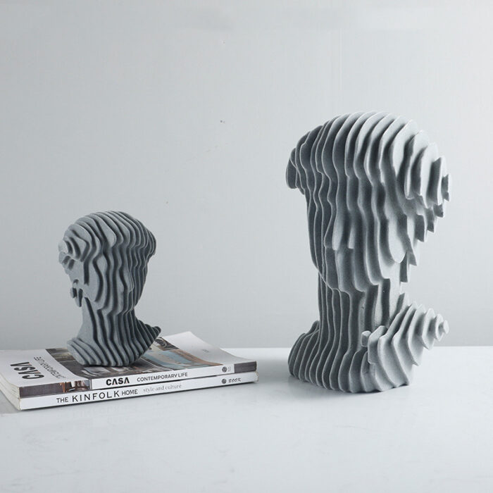New Modern Minimalist Sculpture Ornament Resin - Image 2