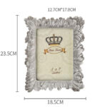 Simple Silver 6 Inch Photo Frame Picture Frame Home Accessories Ornaments Table - Image 3