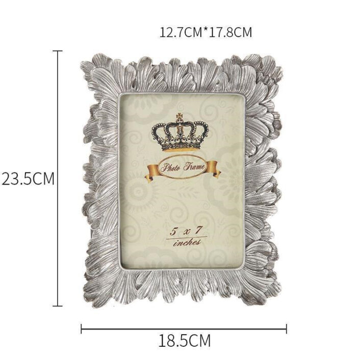 Simple Silver 6 Inch Photo Frame Picture Frame Home Accessories Ornaments Table - Image 3