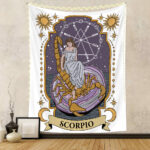 Twelve Constellation Tapestry Skull Tapestry Tarot Tapestry - Image 8