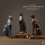Egyptian Cat Figurine - Image 2