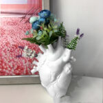 Heart-shaped Dry Vase, Nordic Style, Sculpture, Desktop Home Decoration Flower Pot, Ornament - Image 4