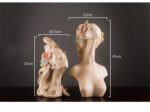 Flower Hair Girl Nordic Sculpture Ornament Resin - Image 3