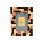 Black Resin With Sheesham & Mango Wood Photo Frame Picture Frame - Image 5