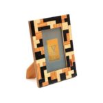 Black Resin With Sheesham & Mango Wood Photo Frame Picture Frame - Image 4
