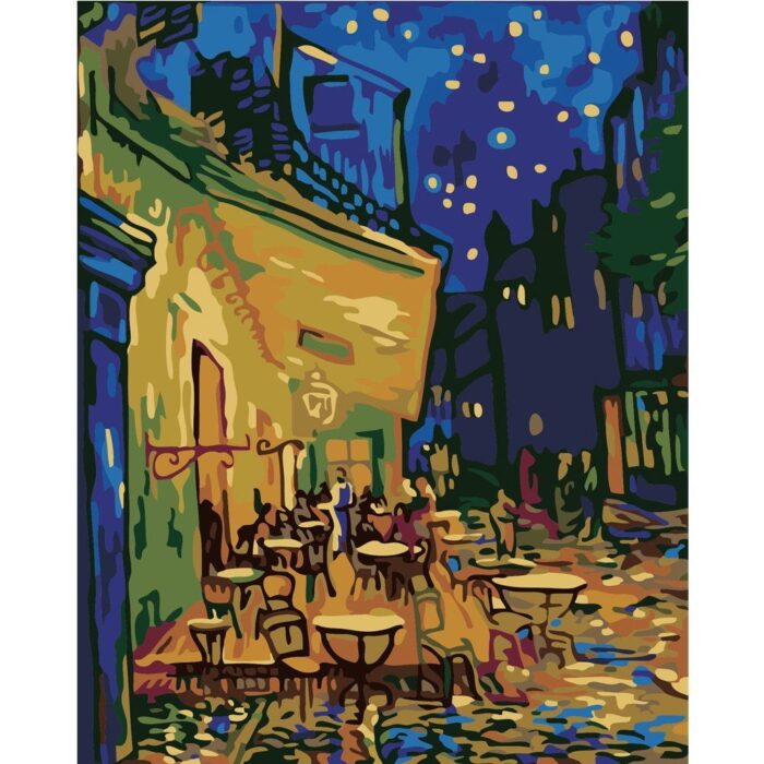 DIY PBN acrylic Van Gogh painting pictures by the numbers framed canvas wall art room home decoration - Image 3