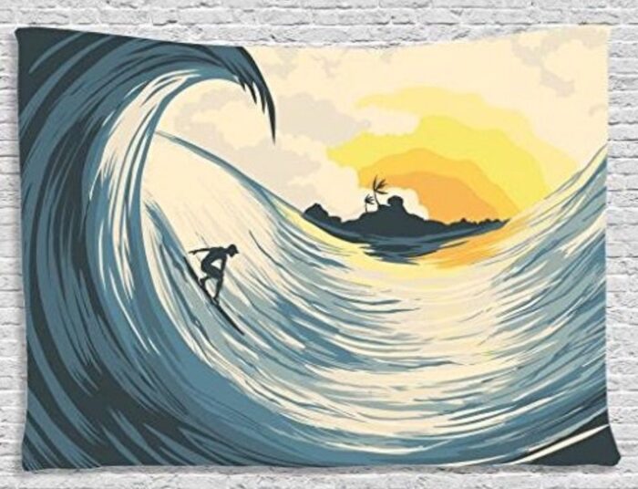 Surf tapestry beach tapestry - Image 1