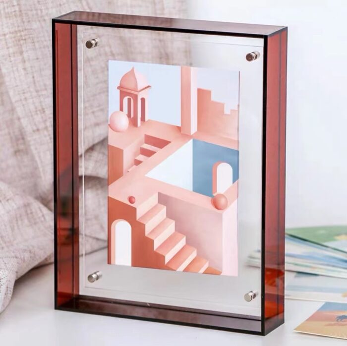 Acrylic Transparent Picture Frame Wash Photos Into Photo Frame - Image 1
