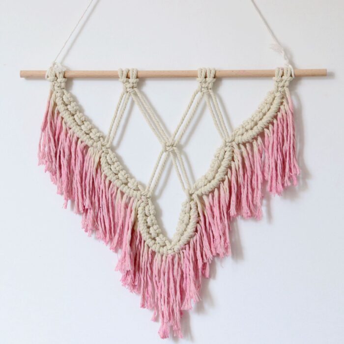 Boho Style Macrame Wall Hanging Decoration - Image 1