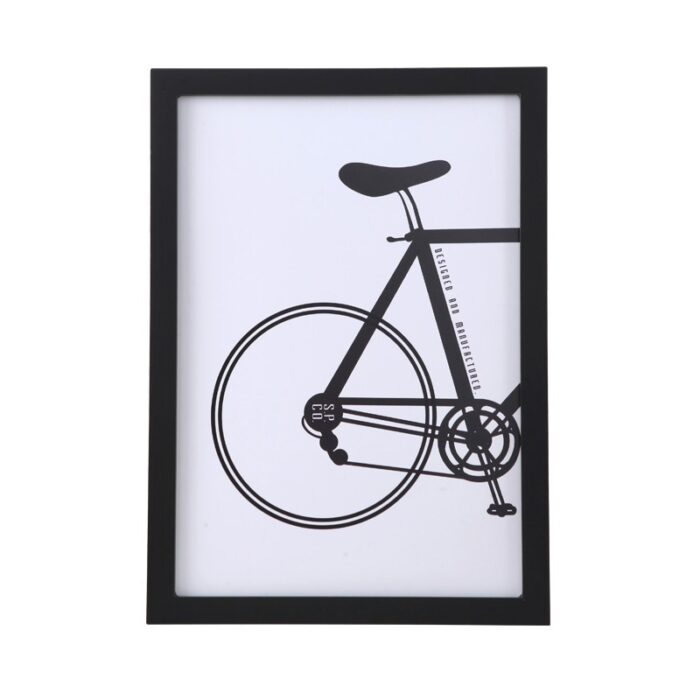 Rectangular Solid Wood Photo Frame Photo Wall Wall Hanging Table Wooden Picture Frame - Image 2