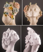 Flower Hair Girl Nordic Sculpture Ornament Resin - Image 6