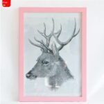 Rectangular Solid Wood Photo Frame Photo Wall Wall Hanging Table Wooden Picture Frame - Image 9