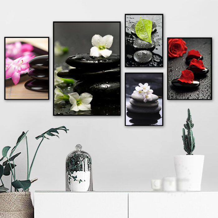 Wall Art Print Spa Orchid Poster Wall Picture - Image 1