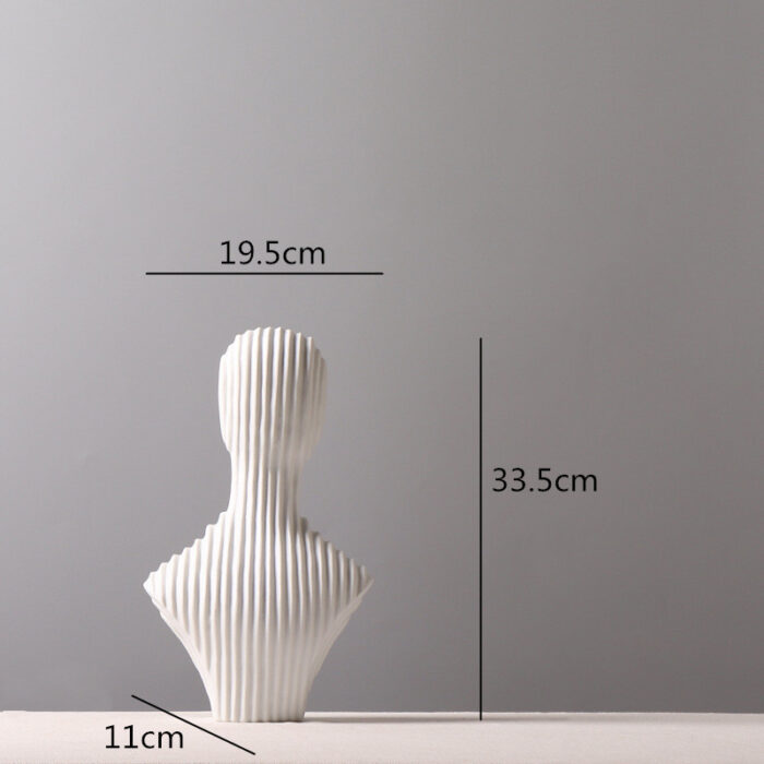 Creative Resin Abstract Human Ornament Sculpture - Image 2
