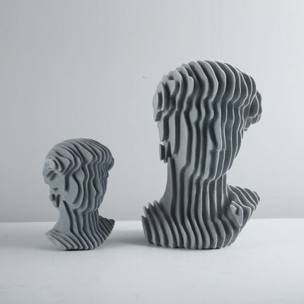 New Modern Minimalist Sculpture Ornament Resin